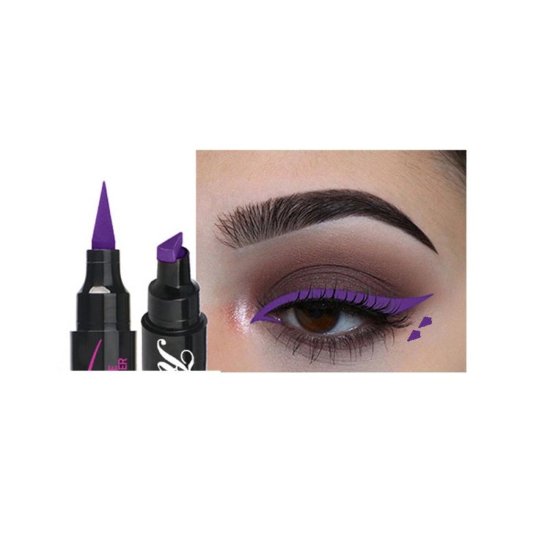 Seal Liquid Eyeliner Pen For Long-lasting Waterproof And No Smudging $41.58 Dana Fashion Color: 9Color makeup Product information: Eyeliner product classification: Liquid eyeliner Color classification: 1#black, 2#violet, 3#yellow, 4#green, 5#red, 6#blue,