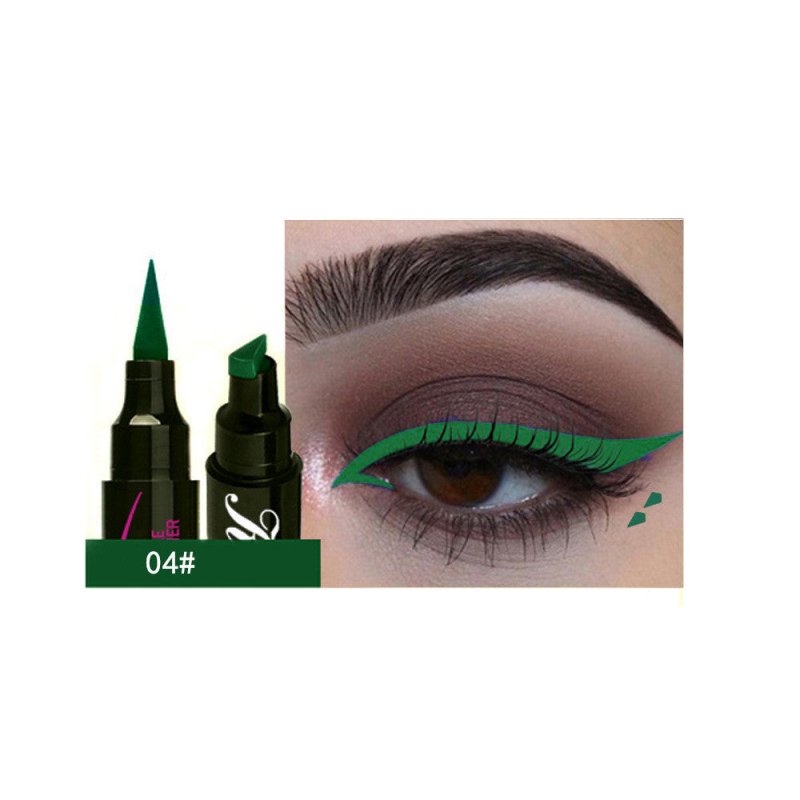 Seal Liquid Eyeliner Pen For Long-lasting Waterproof And No Smudging $41.58 Dana Fashion Color: 4Color makeup Product information: Eyeliner product classification: Liquid eyeliner Color classification: 1#black, 2#violet, 3#yellow, 4#green, 5#red, 6#blue,