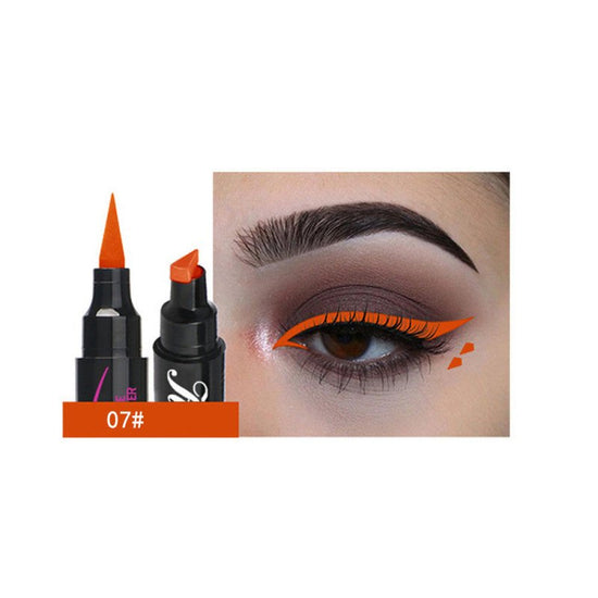 Seal Liquid Eyeliner Pen For Long-lasting Waterproof And No Smudging $41.58 Dana Fashion Color: 7Color makeup Product information: Eyeliner product classification: Liquid eyeliner Color classification: 1#black, 2#violet, 3#yellow, 4#green, 5#red, 6#blue,
