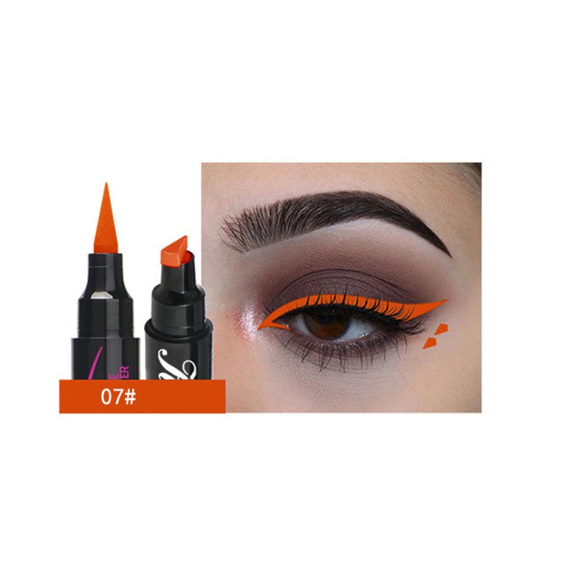 Seal Liquid Eyeliner Pen For Long-lasting Waterproof And No Smudging $41.58 Dana Fashion Color: 7Color makeup Product information: Eyeliner product classification: Liquid eyeliner Color classification: 1#black, 2#violet, 3#yellow, 4#green, 5#red, 6#blue,