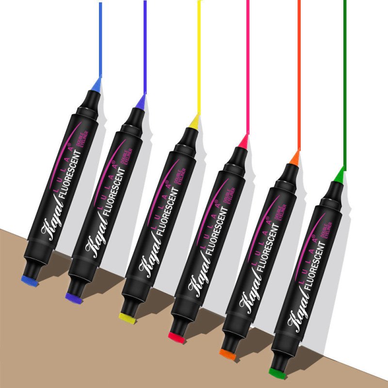Seal Liquid Eyeliner Pen For Long-lasting Waterproof And No Smudging $41.58 Dana Fashion Color: 1Color makeup Product information: Eyeliner product classification: Liquid eyeliner Color classification: 1#black, 2#violet, 3#yellow, 4#green, 5#red, 6#blue,