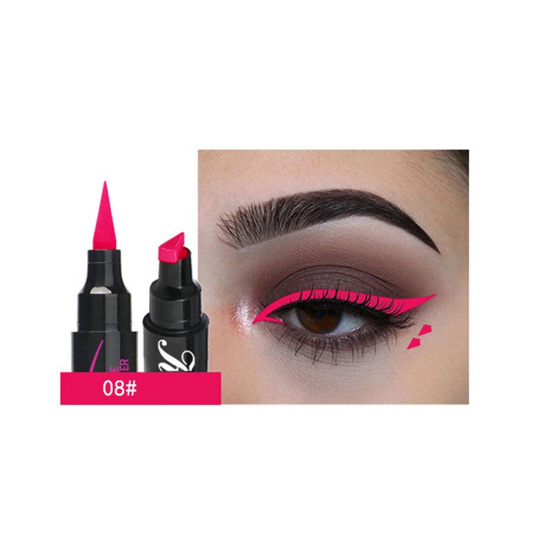 Seal Liquid Eyeliner Pen For Long-lasting Waterproof And No Smudging $41.58 Dana Fashion Color: 8Color makeup Product information: Eyeliner product classification: Liquid eyeliner Color classification: 1#black, 2#violet, 3#yellow, 4#green, 5#red, 6#blue,