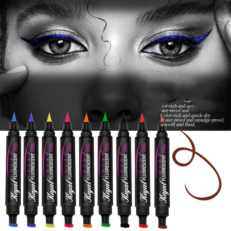 Seal Liquid Eyeliner Pen For Long-lasting Waterproof And No Smudging $41.58 Dana Fashion Color: 1Color makeup Product information: Eyeliner product classification: Liquid eyeliner Color classification: 1#black, 2#violet, 3#yellow, 4#green, 5#red, 6#blue,