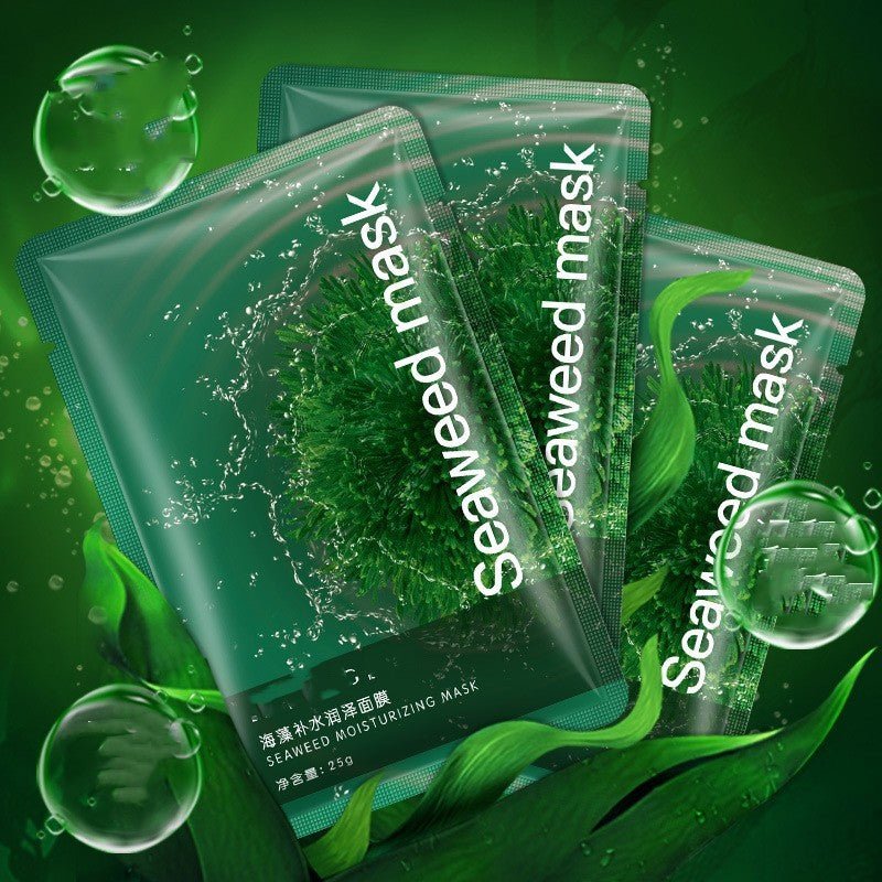 Seaweed Moisturizing Facial Mask Skin Care Product $7.50 Dana Fashion style: Monolithic Beauty Tools Product information : Applicable skin: universal Net content: 25(g/ml) Cosmetic efficacy: shrink pores, replenish water and moisturize, soothe and soften