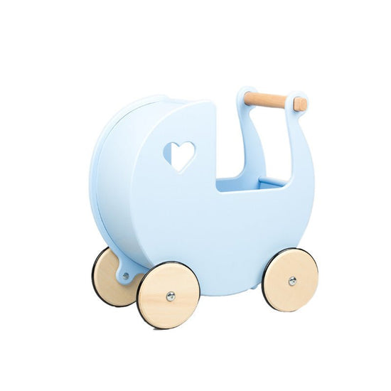 Sebra Baby Walker Moover Love Doll Stroller Small Wooden Baby Kids Over Home Stroller Toy $259.00 Dana Fashion Color: Sky blue Baby & Mother Product information: Applicable group: Unlimited Packaging: Color box Toy material: Wood Ability cultivation: inte