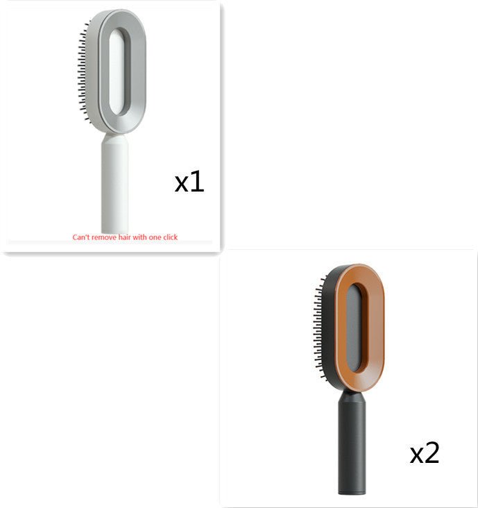 Self Cleaning Hair Brush For Women One-key Cleaning Hair Loss Airbag Massage Scalp Comb Anti-Static Hairbrush $26.16 Dana Fashion Color: Set6 Beauty Tools Overview: 1. 3D Air Cushion Design: This brush has an oval base and a soft cushion base, wide comb t