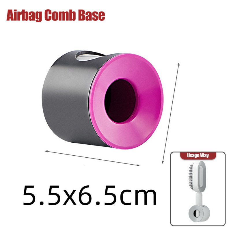 Self Cleaning Hair Brush For Women One-key Cleaning Hair Loss Airbag Massage Scalp Comb Anti-Static Hairbrush $10.52 Dana Fashion Color: Rose red base Beauty Tools Overview: 1. 3D Air Cushion Design: This brush has an oval base and a soft cushion base, wi