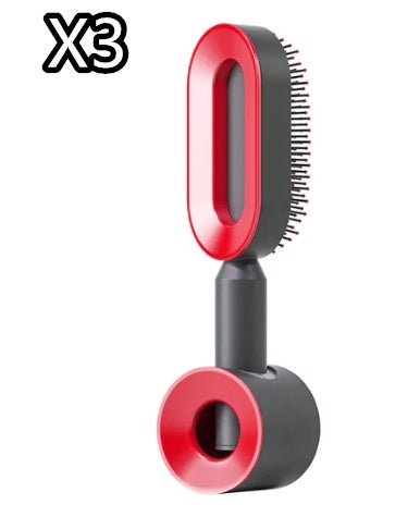 Self Cleaning Hair Brush For Women One-key Cleaning Hair Loss Airbag Massage Scalp Comb Anti-Static Hairbrush $33.13 Dana Fashion Color: Set9 Beauty Tools Overview: 1. 3D Air Cushion Design: This brush has an oval base and a soft cushion base, wide comb t