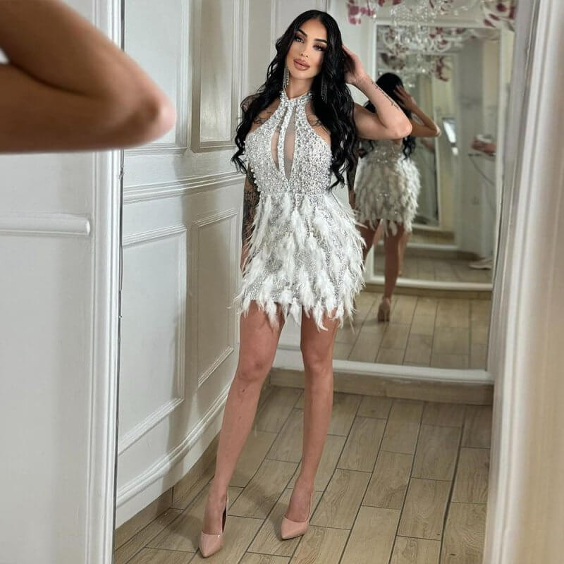 Sequined Party Evening Dress Women's Sleeveless Sheath Skirt $85.50 Dana Fashion Color: Black Size: L Women's clothing Product information: Color: white, black Size: S,M,L,XL,XXL Style type: temperament commute Style: with shoulder straps Fabric name: Seq