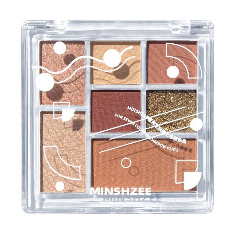 Seven Colors Eye Shadow Plate Earth Colors Shimmer Matte Makeup $19.50 Dana Fashion Color Classification: 07 Caramel Milk Plate makeup Product information: Color: purple, brown, caramel Specification: Standard specifications Applicable skin type: Universa