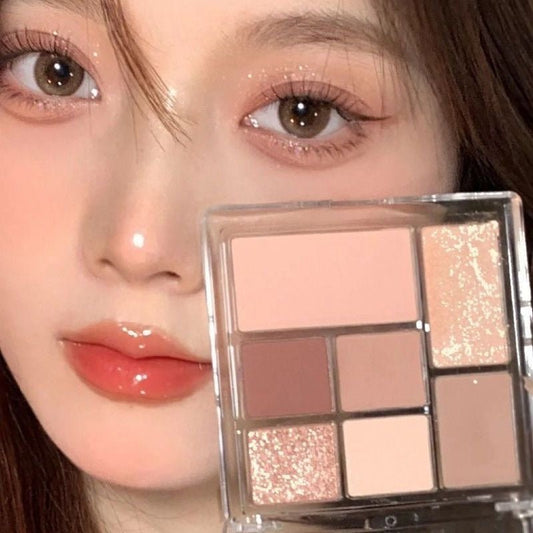 Seven Colors Eye Shadow Plate Earth Colors Shimmer Matte Makeup $19.50 Dana Fashion Color Classification: 07 Caramel Milk Plate makeup Product information: Color: purple, brown, caramel Specification: Standard specifications Applicable skin type: Universa