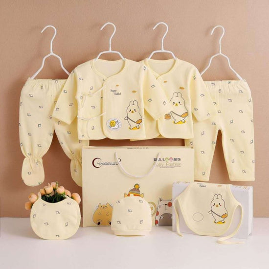 Seven Piece Set Of Four Seasons For Newborns $27.13 Dana Fashion Color: 1Yellow Size: 59 Baby Clothing @font-face{font-family: