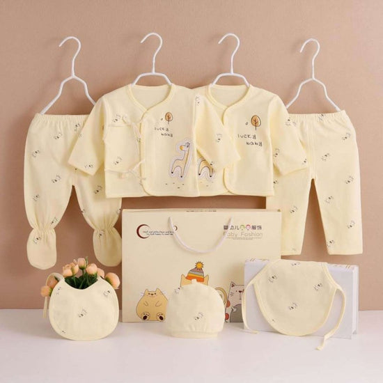 Seven Piece Set Of Four Seasons For Newborns $27.59 Dana Fashion Color: 2Yellow Size: 59 Baby Clothing @font-face{font-family: