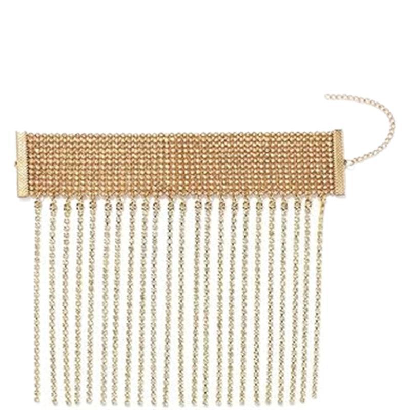 Sexy Affordable Luxury Fashion Full Inlaid Tassel Shiny Rhinestone Anklet Multi-layer $17.99 Dana Fashion Color: Golden Pair Women's Accessories Product information: Type: Anklet Color: gold pairs, silver pairs Inlay material: alloy inlay artificial gemst