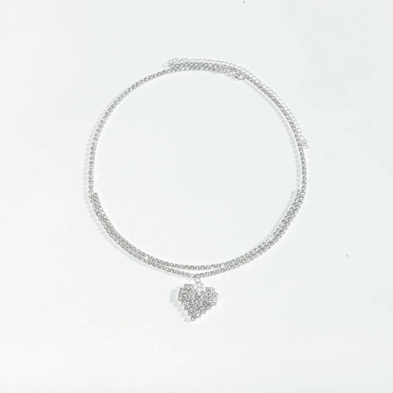 Sexy And Personalized Double Layers Loving Heart Pendant Waist Chain $15.14 Dana Fashion Color: Gold Women's Accessories Product information: Color: silver, gold Applicable Gender: Female Material: Rhinestone Popular elements: chain Style: Simple Packing
