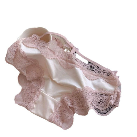 Sexy Lace Underwear Women Girl Student Underwear Pure Cotton Crotch Briefs $14.40 Dana Fashion Color: Black Size: Average Size Women's clothing Product information: Pattern: solid color Weaving: knitting Fabric name: lace Color: black, white, green, pink