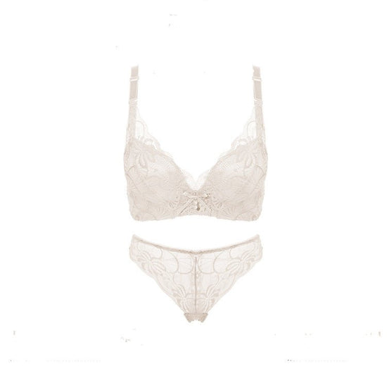 Sexy lace underwear women without steel ring $31.00 Dana Fashion Color: Flesh Size: 32AB Women's clothing Fabric name: Cotton