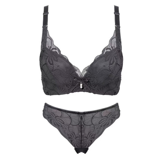 Sexy lace underwear women without steel ring $31.00 Dana Fashion Color: Black Size: 32AB Women's clothing Fabric name: Cotton