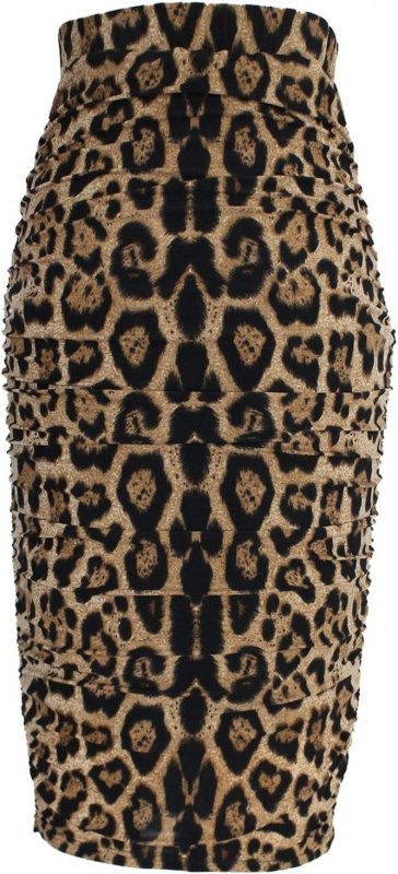 Sexy Leopard Print Style High Waist Sheath Skirt $25.99 Dana Fashion Color: Yellow Leopard Print Size: L Women's clothing Product information: Pattern: geometric pattern Fabric name: milk Silk Skirt type: hip skirt Color: yellow leopard print, black and w