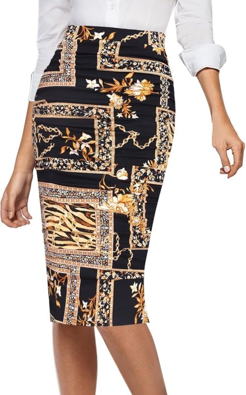 Sexy Leopard Print Style High Waist Sheath Skirt $25.99 Dana Fashion Color: Black And Yellow Plaid Size: L Women's clothing Product information: Pattern: geometric pattern Fabric name: milk Silk Skirt type: hip skirt Color: yellow leopard print, black and
