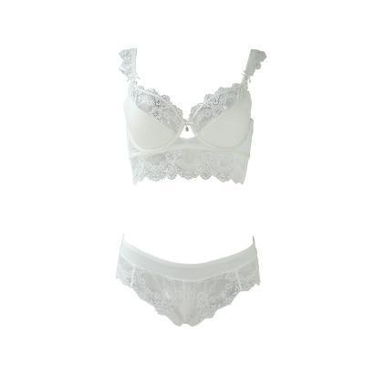 Sexy Mousse Women Sexy Bra Set Ultra-thin Red Black Lace Bras Underwear Push up Bra and underwear $48.50 Dana Fashion Color: Black Size: 70A Women's clothing