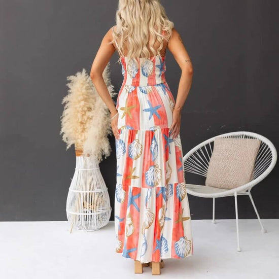 Sexy Print Lace-up Maxi Dress $49.50 Dana Fashion Color: Color Size: L Women's clothing Product information: Pattern: animal pattern Skirt type: A- line skirt Color: Color Waist type: high waist Size: S,M,L,XL,XXL Combination form: Single piece Skirt leng