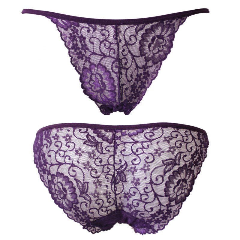 Sexy Underwear Women Lace Women's Underwear Briefs Briefs $10.47 Dana Fashion Color: Purple Size: One size Women's clothing Product Information： Fabric Name: Nylon / Nylon Main Fabric Composition: Nylon / Nylon Content Of Main Fabric Components: 92% Crotc