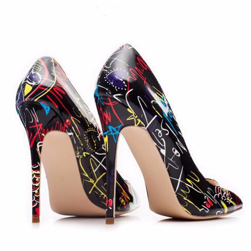 Sexy women high heels pumps $55.50 Dana Fashion Color: Black Size: 35 Women's shoes Upper material: artificial PU Sole Material: Rubber Heel height: Super high heel (above 8CM)