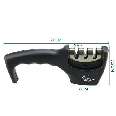 Sharpening Kitchen Tool Diamond Tungsten Steel Sharpening Stone $19.41 Dana Fashion Color: Black Dana's Kitchen Overview: 1. Demolition design, dirt has nowhere to hide The disassembly design of the sharpener is easy to clean, delicate and does not hide d