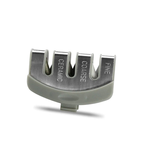 Sharpening Kitchen Tool Diamond Tungsten Steel Sharpening Stone $15.55 Dana Fashion Color: Grey Dana's Kitchen Overview: 1. Demolition design, dirt has nowhere to hide The disassembly design of the sharpener is easy to clean, delicate and does not hide di