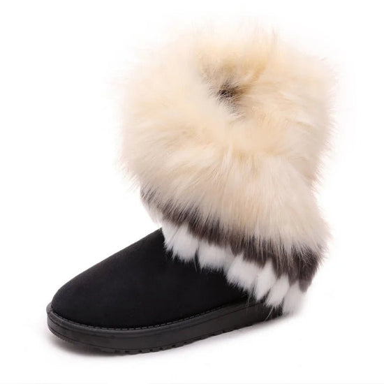 Shoes for Women Fur Boots Winter Warm Ankle Boots for Women Snow Shoes Round $21.99 Dana Fashion Color: G Shoe Size: 41 Boot Type: Snow Boots Shaft Material: PU Outsole Material: RUBBER Upper Material: Faux Suede Season: Winter Insole Material: wool Heel