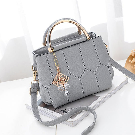 SHoulder Bag BagS For WoMen HandBag FaSHion CroSSBody Mini $49.50 Dana Fashion Color: Grey Women's Bags Overview： Handle with comfortable leather, compact line, suitable width, soft and comfortable, very comfortable to carry. The front of the bag is decor
