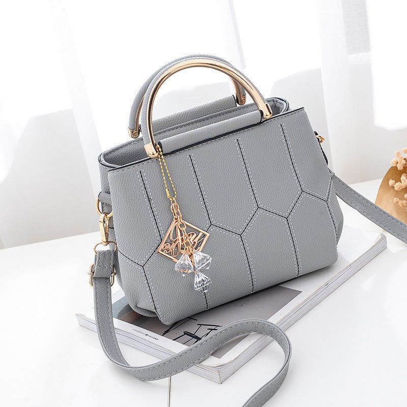 SHoulder Bag BagS For WoMen HandBag FaSHion CroSSBody Mini $49.50 Dana Fashion Color: Grey Women's Bags Overview： Handle with comfortable leather, compact line, suitable width, soft and comfortable, very comfortable to carry. The front of the bag is decor