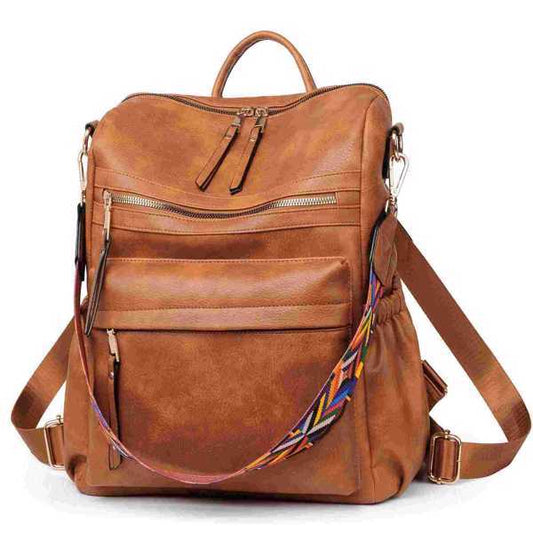 Shoulder Bag For Women, Fashionable PU Leather $85.00 Dana Fashion Color: Brown Women's Bags This stylish backpack purse for women is the perfect fusion of handbag and backpack. Our waterproof purpose synthetic leather shoulder bag has a stylish design an