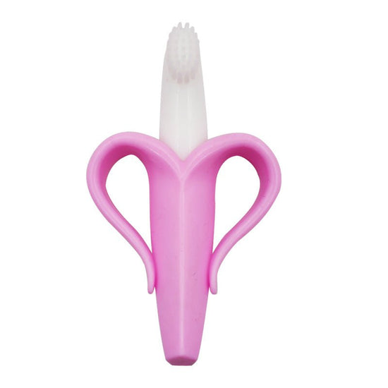 Silicon Bebe Banana Teether Toy $8.52 Dana Fashion quantity: Pink Toys & Hobbies Overview: Soft and safe, relieve teething discomfort Particularly integrated into the banana shape design, clean the baby's mouth, massage the gums, exercise grip, soothe emo