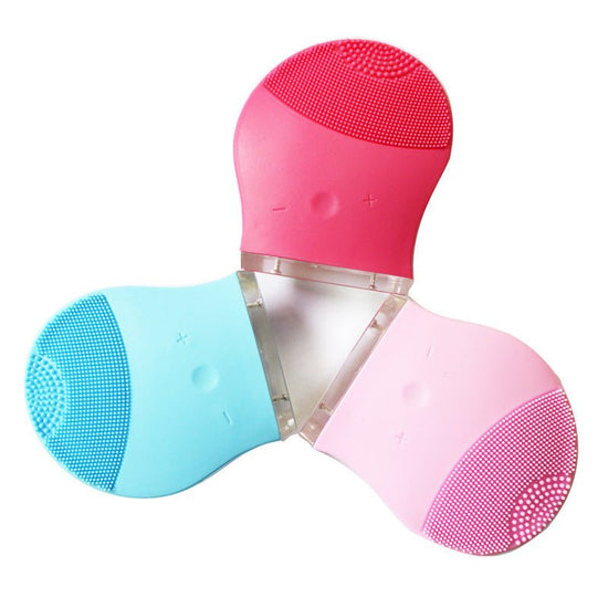 silicon gel cleanser $35.00 Dana Fashion Color: Black Beauty Tools Funtion： 1. New Sonic Cleansing Technology uses thousands of pulsations per minute for a deep and thorough facial cleansing. 2. FDA Grade silicone facial cleansing brush allows to thorough