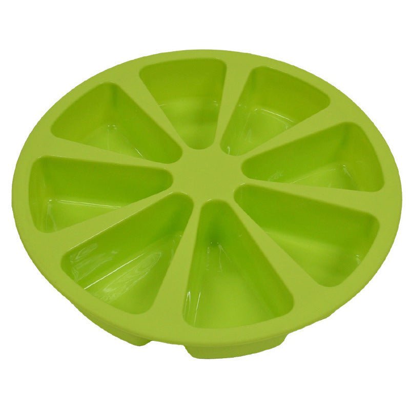 Silicone cake mold $15.00 Dana Fashion Color: Green Dana's Kitchen Product details 1.Material: Silicone 2.Size:7 * 4.5cm 4.Tempeture: -30 - +200 Degrees Celsius 5.Long-lasting durability,Easy to use and clean for decorating sweety cooking 6.Packaging: Pac