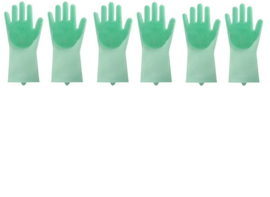 Silicone Heat-resistant Cleaning Brush Scrubbing Gloves $36.24 Dana Fashion Color: Green 3 pcs Dana's Kitchen Overview : 1. Non-slip , anti-scalding , heat-insulating , wear-resistant , environmentally friendly, non-stick oil , easy to clean 2. Combined d