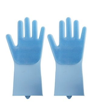 Silicone Heat-resistant Cleaning Brush Scrubbing Gloves $14.41 Dana Fashion Color: Blue2 Dana's Kitchen Overview : 1. Non-slip , anti-scalding , heat-insulating , wear-resistant , environmentally friendly, non-stick oil , easy to clean 2. Combined design