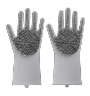 Silicone Heat-resistant Cleaning Brush Scrubbing Gloves $24.72 Dana Fashion Color: Gray 2pcs Dana's Kitchen Overview : 1. Non-slip , anti-scalding , heat-insulating , wear-resistant , environmentally friendly, non-stick oil , easy to clean 2. Combined des