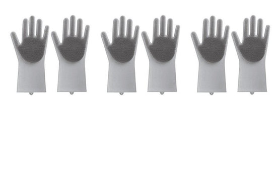 Silicone Heat-resistant Cleaning Brush Scrubbing Gloves $35.07 Dana Fashion Color: Gray 3pcs Dana's Kitchen Overview : 1. Non-slip , anti-scalding , heat-insulating , wear-resistant , environmentally friendly, non-stick oil , easy to clean 2. Combined des