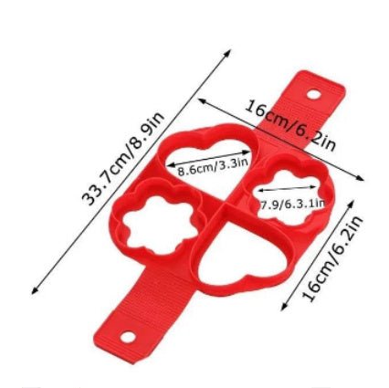 Silicone Non Stick Fantastic Egg Pancake Maker Ring Kitchen Baking Omelet Molds Flip Cooker Egg Ring Mold $18.50 Dana Fashion style: Love and Flowers Dana's Kitchen Overview ： 1. Easily prepare perfect pancakes with the Fantastic Nonstick Pancake Ring 2.