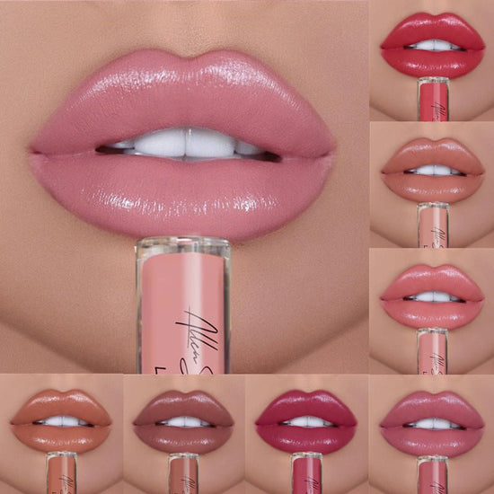 Silky Cream Texture Lip Gloss Aliexpress Shopee Cross-Border Exclusive Lip Glaze Lip Gloss Lipstick $14.00 Dana Fashion Color: 1 color makeup Product information: Whether to import: No Special purpose cosmetics: No Shelf life: three years Ingredients: min