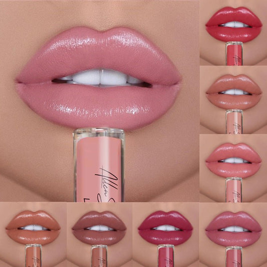 Silky Cream Texture Lip Gloss Aliexpress Shopee Cross-Border Exclusive Lip Glaze Lip Gloss Lipstick $14.00 Dana Fashion Color: 1 color makeup Product information: Whether to import: No Special purpose cosmetics: No Shelf life: three years Ingredients: min