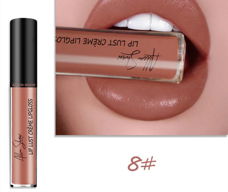 Silky Cream Texture Lip Gloss Aliexpress Shopee Cross-Border Exclusive Lip Glaze Lip Gloss Lipstick $14.00 Dana Fashion Color: 8 color makeup Product information: Whether to import: No Special purpose cosmetics: No Shelf life: three years Ingredients: min