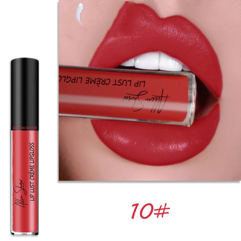 Silky Cream Texture Lip Gloss Aliexpress Shopee Cross-Border Exclusive Lip Glaze Lip Gloss Lipstick $14.00 Dana Fashion Color: 10 color makeup Product information: Whether to import: No Special purpose cosmetics: No Shelf life: three years Ingredients: mi