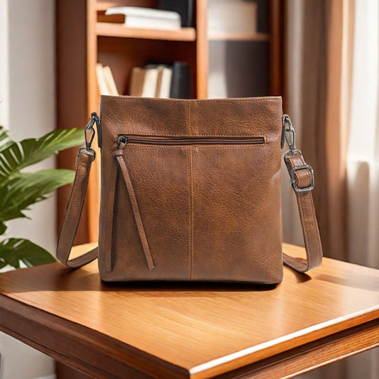 Simple And High-end Textured Artificial Leather Retro Men's And Women's Handbags Fashion $60.76 Dana Fashion Color: Brown Women's Bags Product information: Lining texture: polyester cotton Color: Brown Material: PU Packing list: Bag x1 Product Image: