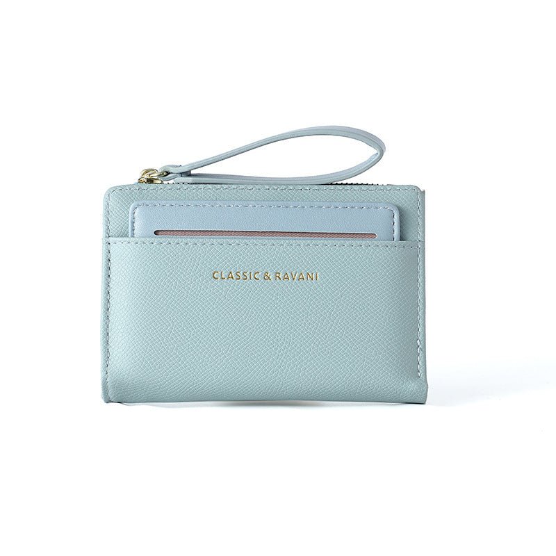 Simple Elegant Solid Color Wallet For Women $25.74 Dana Fashion Color: Blue Women's Bags Product information: Pattern: solid color Applicable scenario: Daily matching Color: black, green, red, pink, brown, blue Material: pu Style: Urban Simplicity Packing