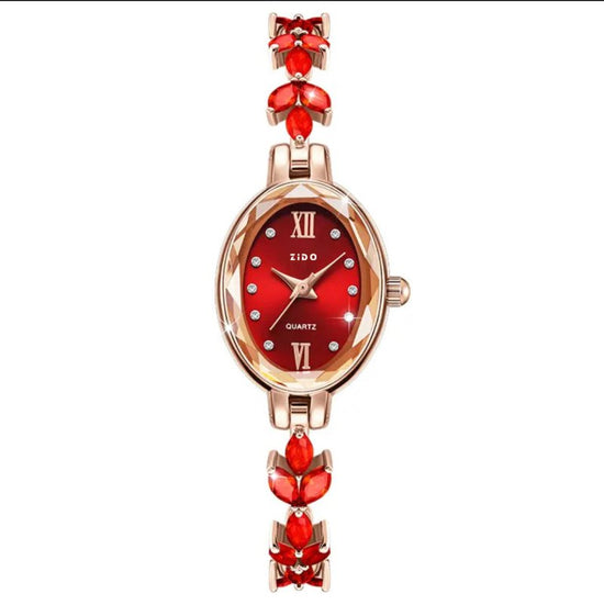 Simple Fashion Sports Waterproof Oval Women's Wrist Watch $28.46 Dana Fashion Color: 1408 Green size: Gift Box Women's Accessories Product information: Color: 1408 red, 1408 White, 1408 purple, 1408 Green Thickness: 8mm Size: no gift box, gift box Applica
