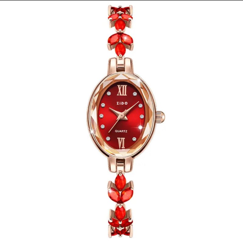 Simple Fashion Sports Waterproof Oval Women's Wrist Watch $28.46 Dana Fashion Color: 1408 Green size: Gift Box Women's Accessories Product information: Color: 1408 red, 1408 White, 1408 purple, 1408 Green Thickness: 8mm Size: no gift box, gift box Applica